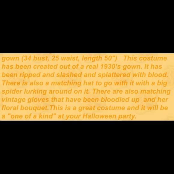 Custom Zombie Halloween Costume size M - Picture 2 of 5